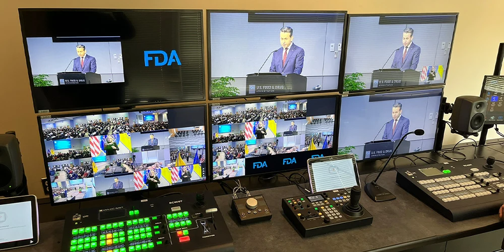 US Food and Drug Administration event video monitoring center