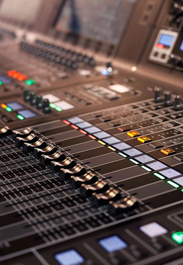 A control board in an operations center
